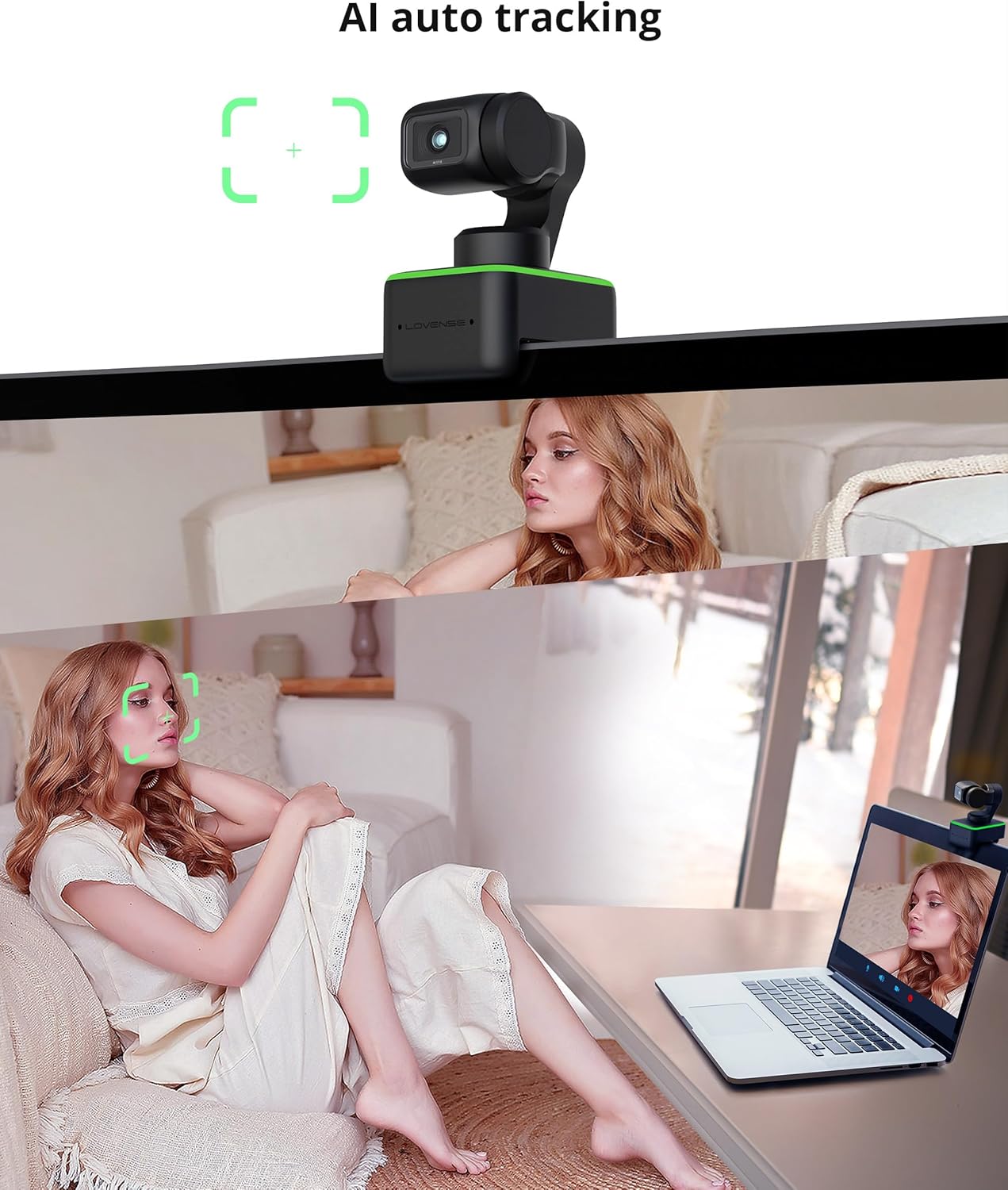 LOVENSE Webcam, Ultra HD 4K AI Webcam