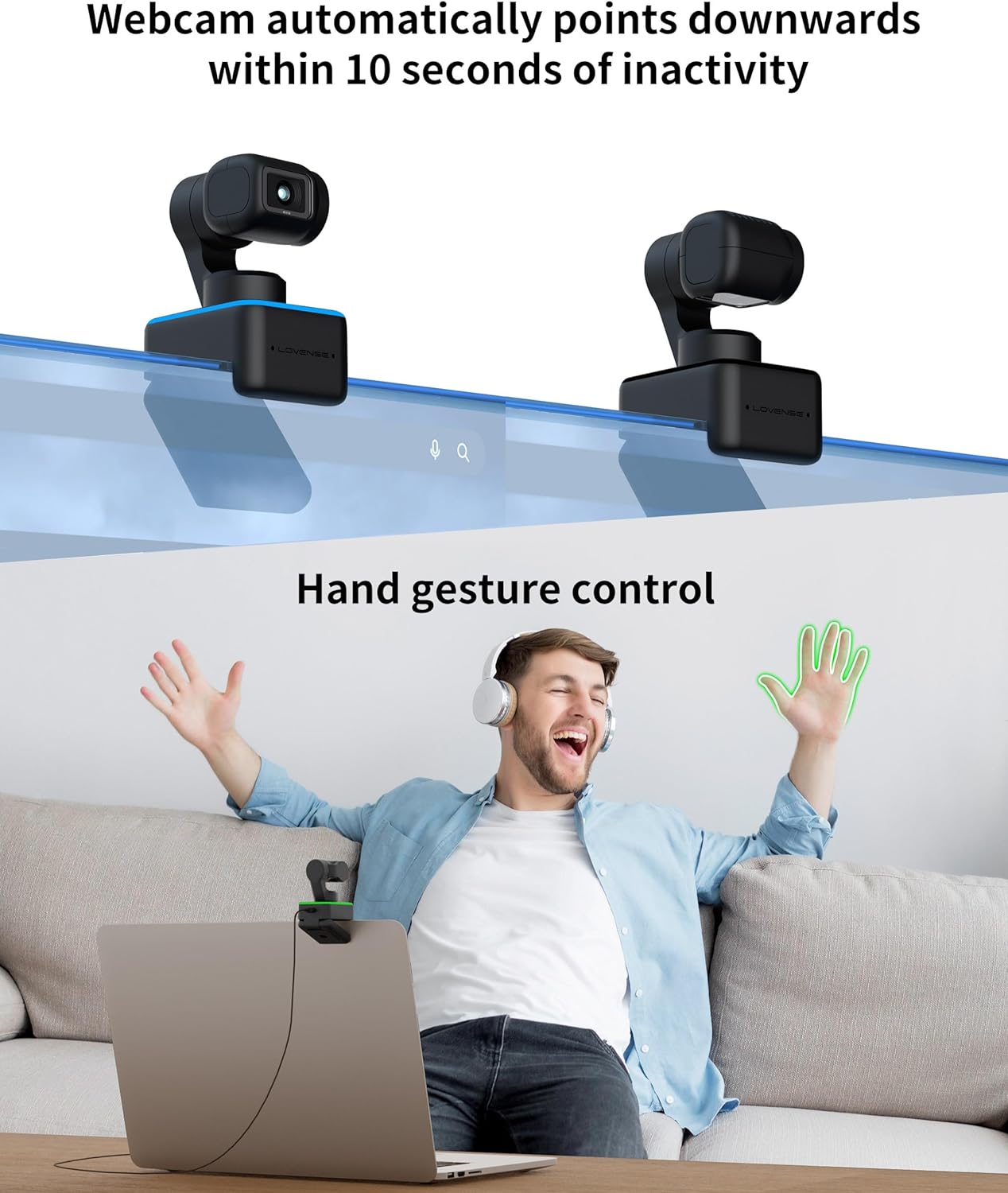LOVENSE Webcam, Ultra HD 4K AI Webcam